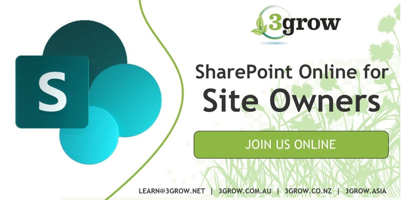SharePoint Online/2019 for Site Owners, Online Training Course