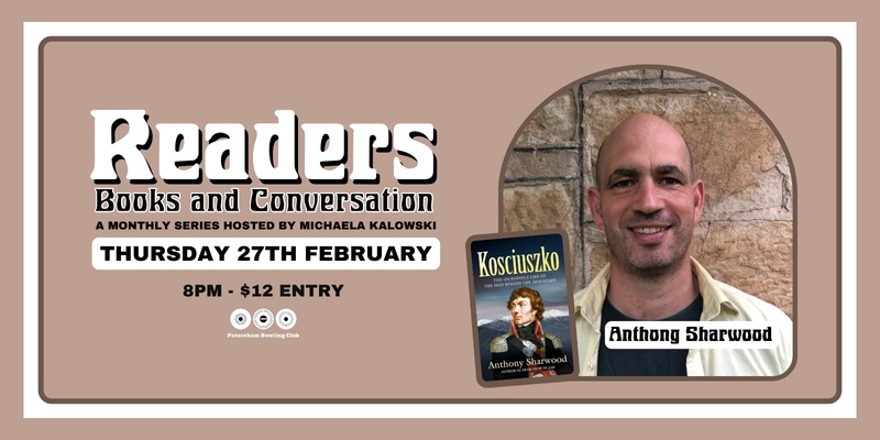 Readers - Books and Conversation with Anthony Sharwood