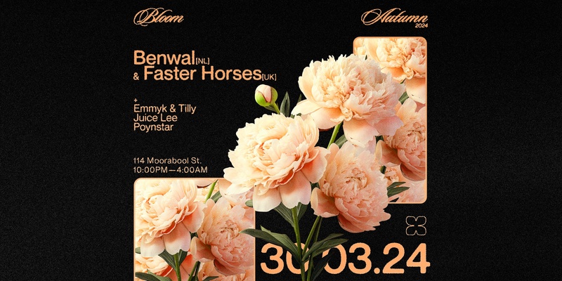 Bloom ▬ Benwal [NL] & Faster Horses [UK]