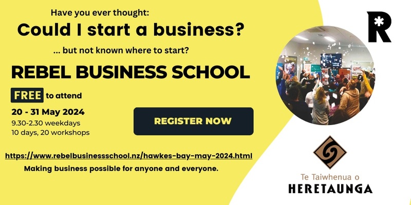 Rebel Business School, Hawkes Bay 2024
