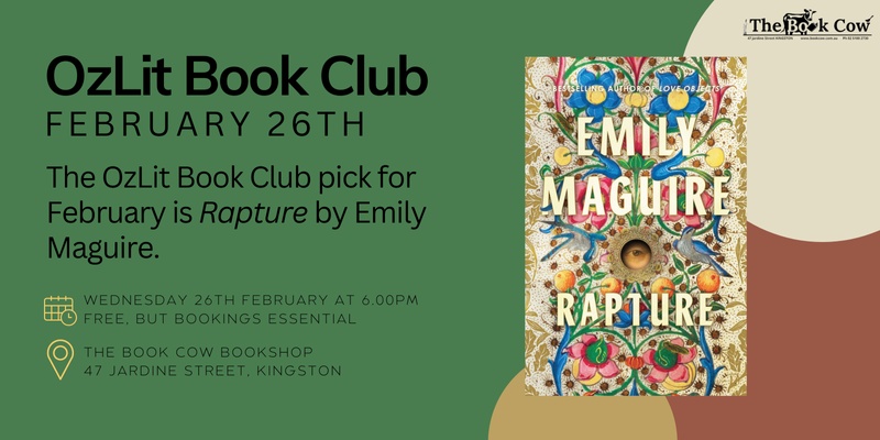 February OzLit Book Club - Rapture by Emily Maguire