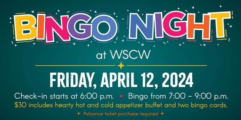 Game Night - Let's Play Bingo! April 12