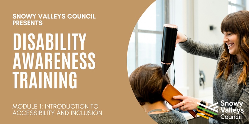 Disability Awareness Training - Module 1:  Introduction to accessibility and inclusion 