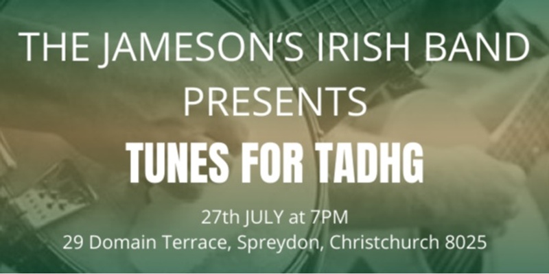 JAMESON'S IRISH BAND IN CONCERT - TUNES FOR TADHG