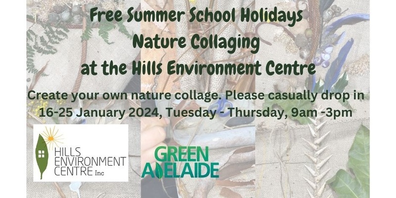 Nature Craft at the Hills Environment Centre - School Holiday activity