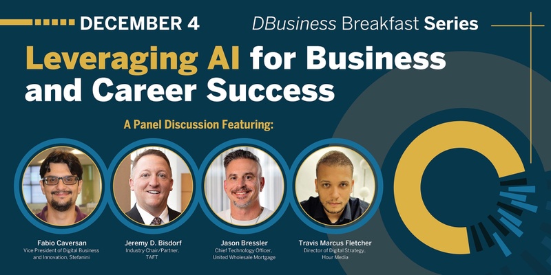 DBusiness Breakfast Series 2024: Leveraging AI for Business and Career Success