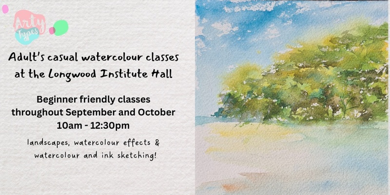 Casual Adult's Watercolour classes