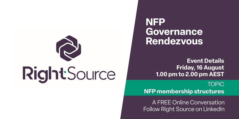 NFP Governance Rendezvous August: NFP membership structures
