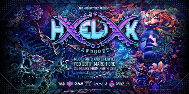 The Mad Hatterz Present: Helix Gathering 2025 "Music, Arts & Lifestyle"