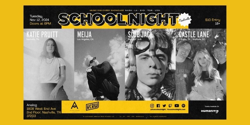 KCRW Presents School Night Nashville