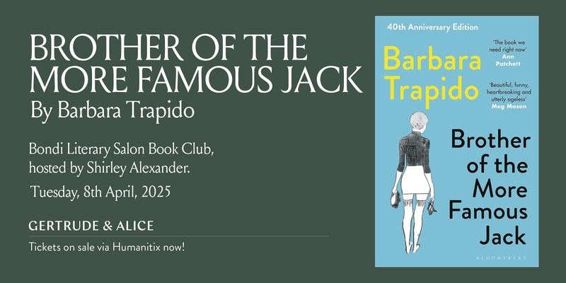 Bondi Literary Salon Book Club: Brother of the More Famous Jack