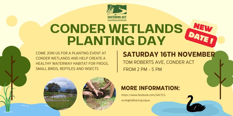 Conder Wetlands Planting Day 