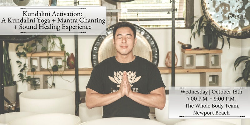 Kundalini Activation: A Kundalini Yoga + Mantra Chanting + Sound Healing Experience + CBD (Newport Beach)