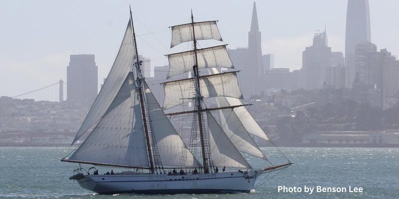 San Francisco Bay Sail on brigantine Matthew Turner 4/5/25