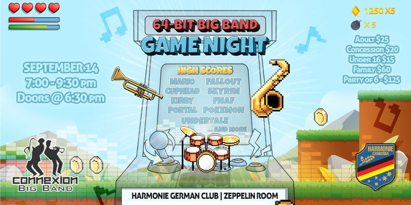 64-Bit Big Band Videogame Music Night - Connexion Big Band