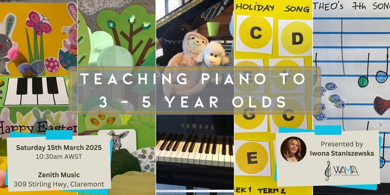  Teaching Piano to 3-5 Year Old Children