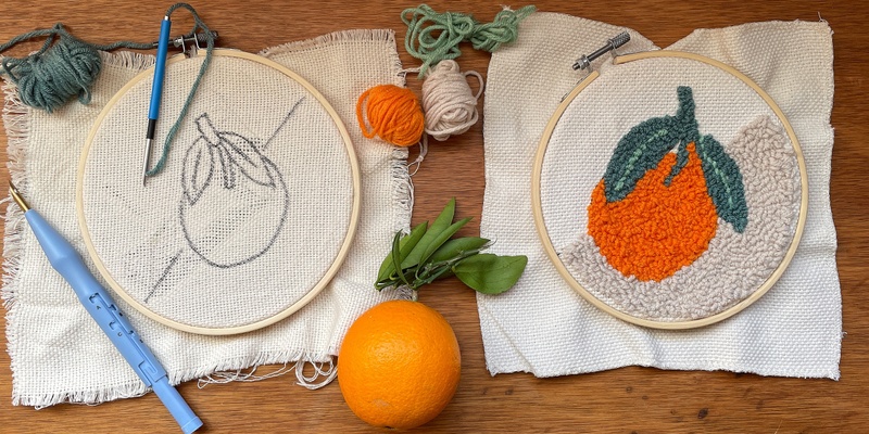 Punch Needle Embroidery with Natalia