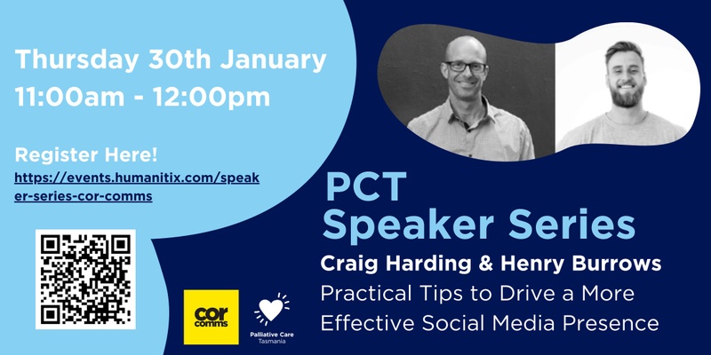 Speaker Series: Cor Comms - Practical Tips to Drive a More Effective Social Media Presence