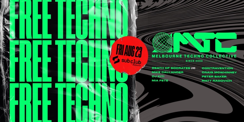 Melbourne TECHNO Collective pres FREE TECHNO