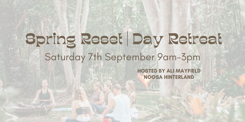 Spring Reset Day Retreat