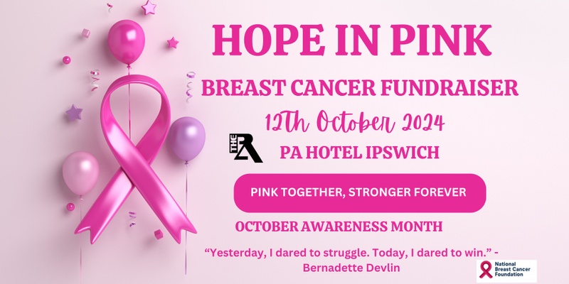 HOPE IN PINK - Fundraising Donations ONLY