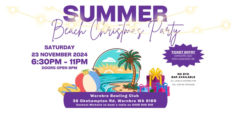 Summer Beach Christmas Party