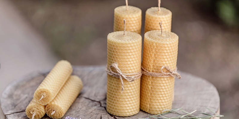 Summer holiday session: Beeswax candles and candle holders