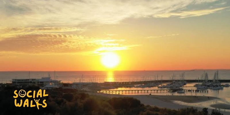 Melbourne Social Walks - EPIC Sunset Hampton to the Brighton Beach Boxes - Easy 6km