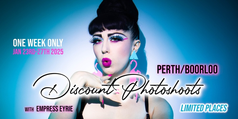 PERTH/BOORLOO Empress Eyrie Discount Photo Shoots