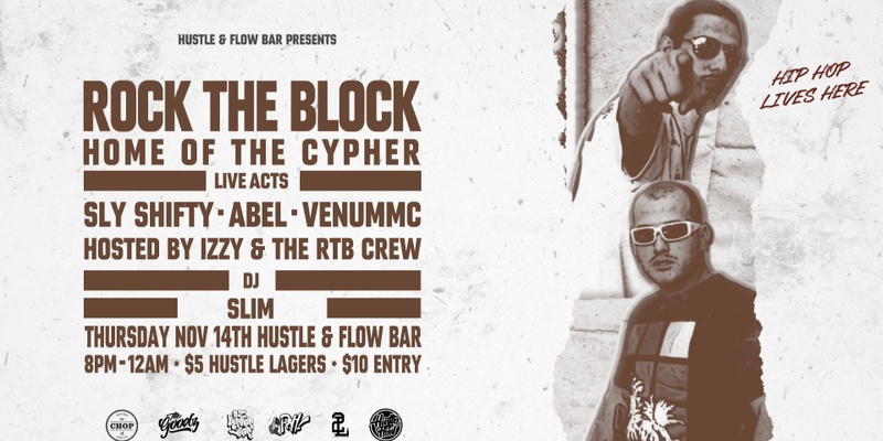 ROCK THE BLOCK - SLY SHIFTY / ABEL / VENUMMC