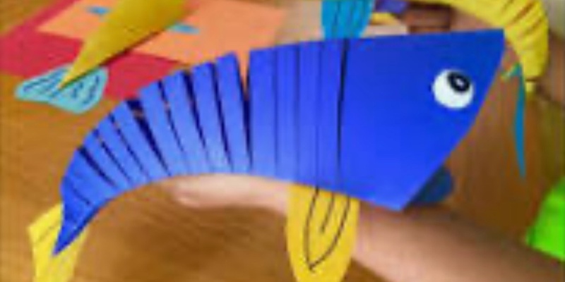 toi 3D Fish Kite making for kids