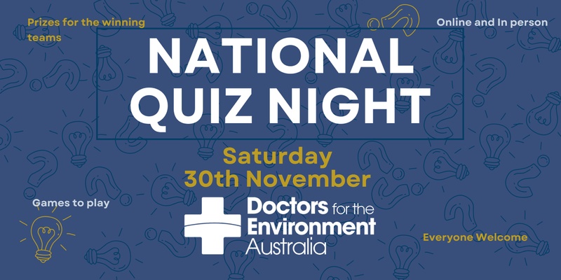 Doctors for the Environment National Quiz Night