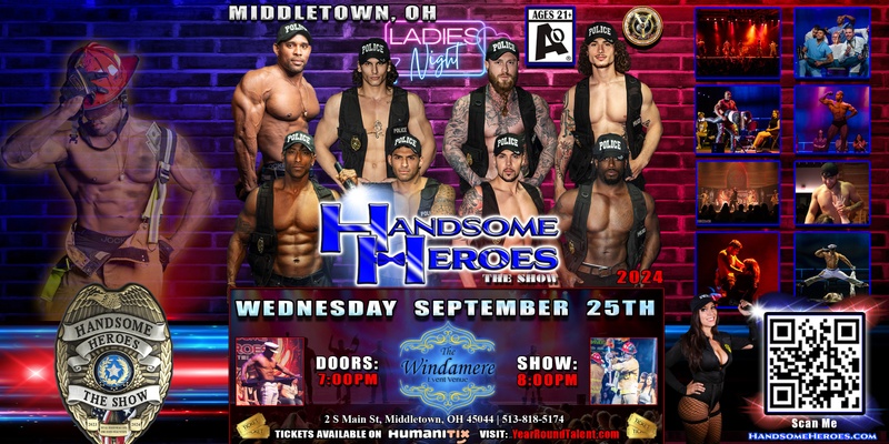 Middletown, OH - Handsome Heroes: The Show Returns! "Not All Heroes Wear Capes, Some Heroes Wear Nothing!"