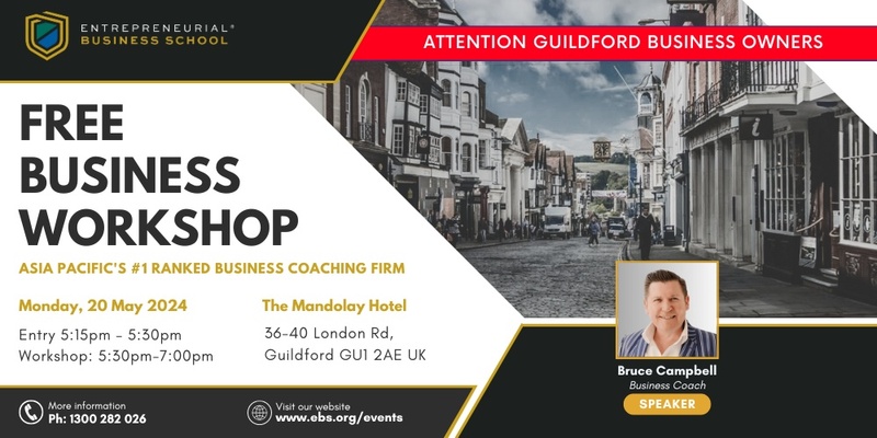 Free Business Growth Workshop - Guildford (local time)