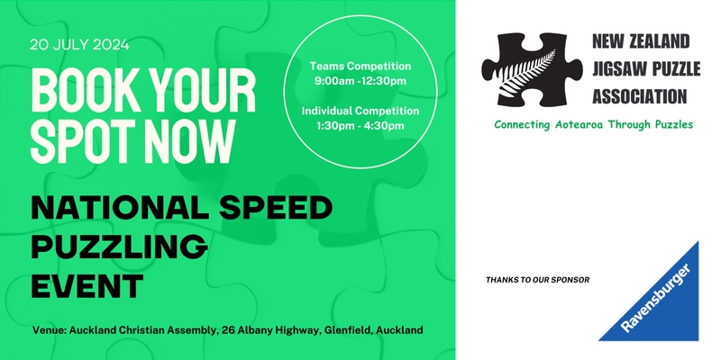 NZJPA National Speed Puzzling Event