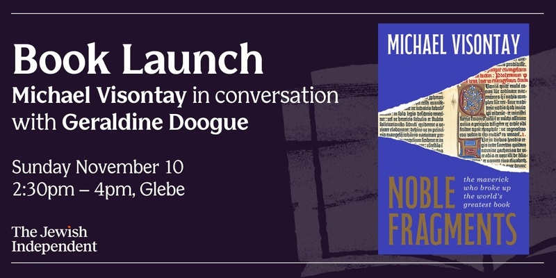 Michael Visontay's book launch of Noble Fragments - In conversation with Geraldine Doogue 