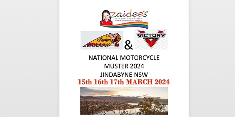 Zaidee's Indian and Victory Motorcycles National Muster 2024 ~ When Brothers and Sisters coming together as one in Jindabyne NSW.