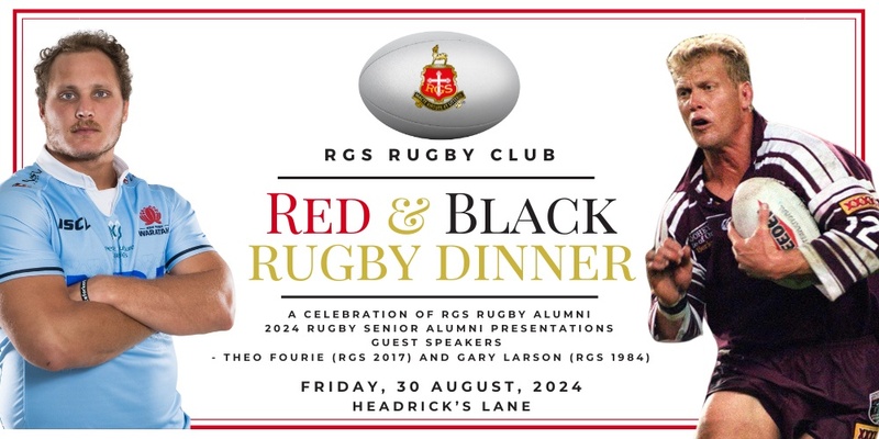 RGS Red & Black Rugby Dinner 2024