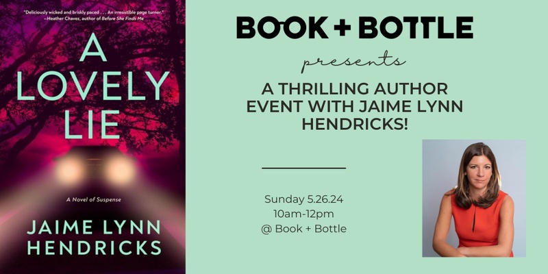 A Thrilling Author Event with Jaime Lynn Hendricks!