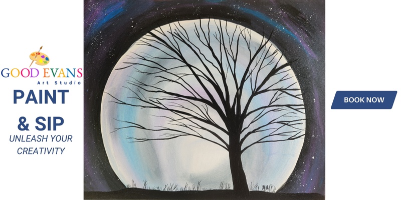 Paint and Sip at Hotel Metropole Lismore - Blue Moon