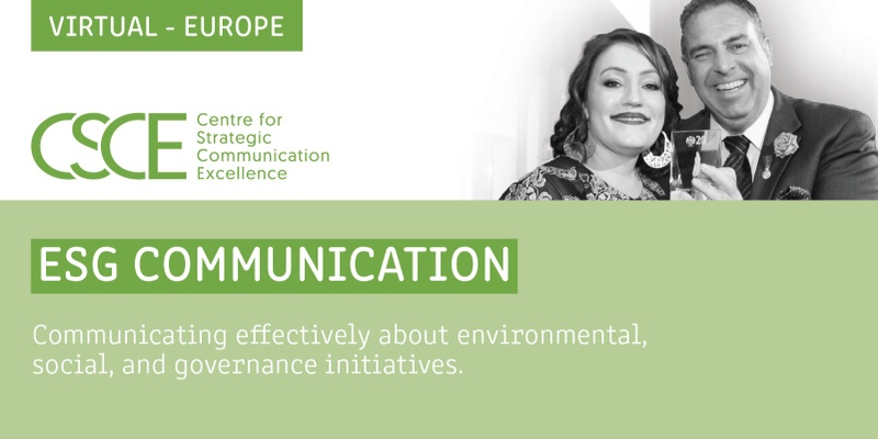 ESG Communication - Virtual (Europe)