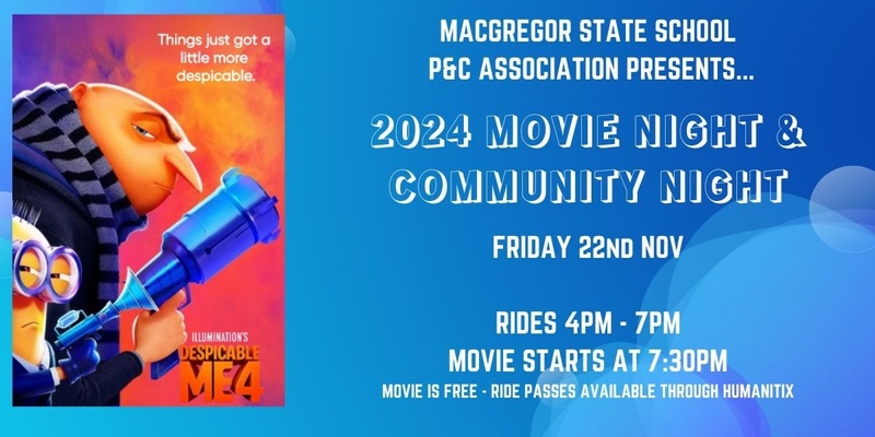  MSS P&C Movie and Community Night -  Friday 22.11.2024 