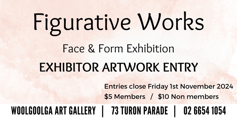 Figurative Works: Face & Form Exhibition Artwork Submission Form 2024