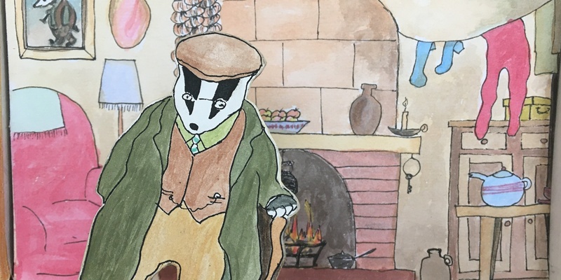 Mr Badger tells the story of "The Wind in the Willows"