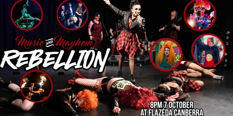 Music & Mayhem: Rebellion at Flazeda Hub on October 7th