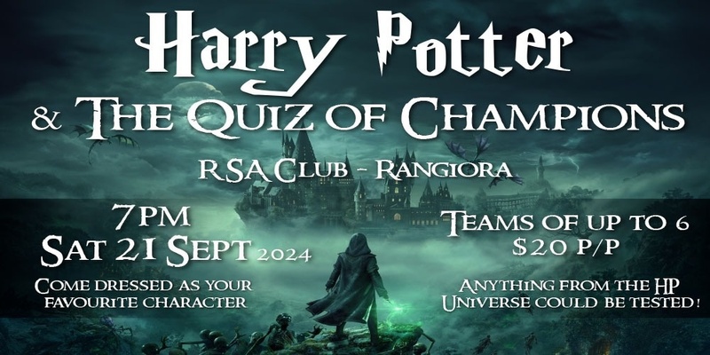 Harry Potter and the Quiz Of Champions
