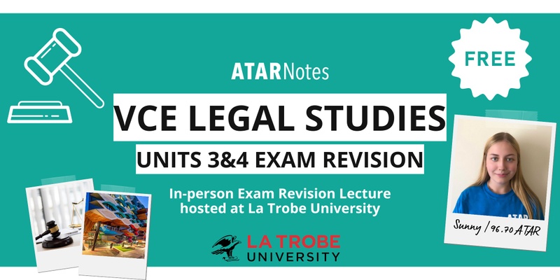 VCE Legal Studies 3&4 Exam Cram Lecture FREE