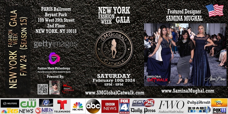 NEW YORK Fashion Week GALA (F/W 24) – Saturday February 10th 2024