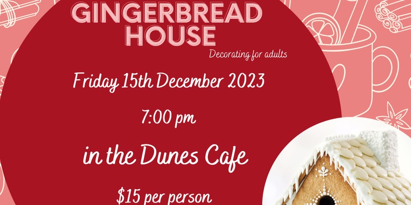 Gingerbread house decorating 