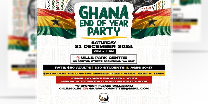 Ghana End of Year Party